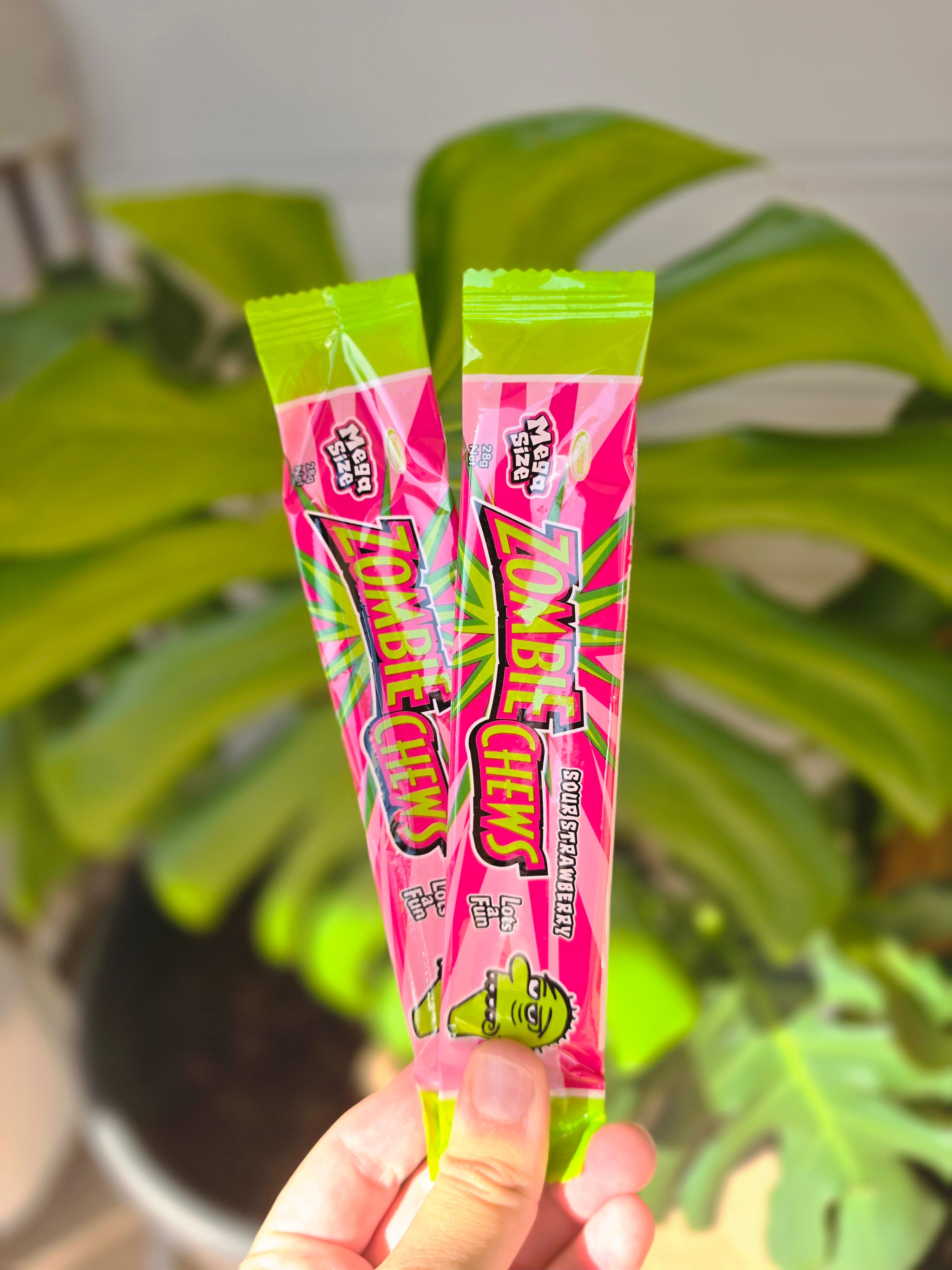 Zombie Chews Sour Strawberry 28g