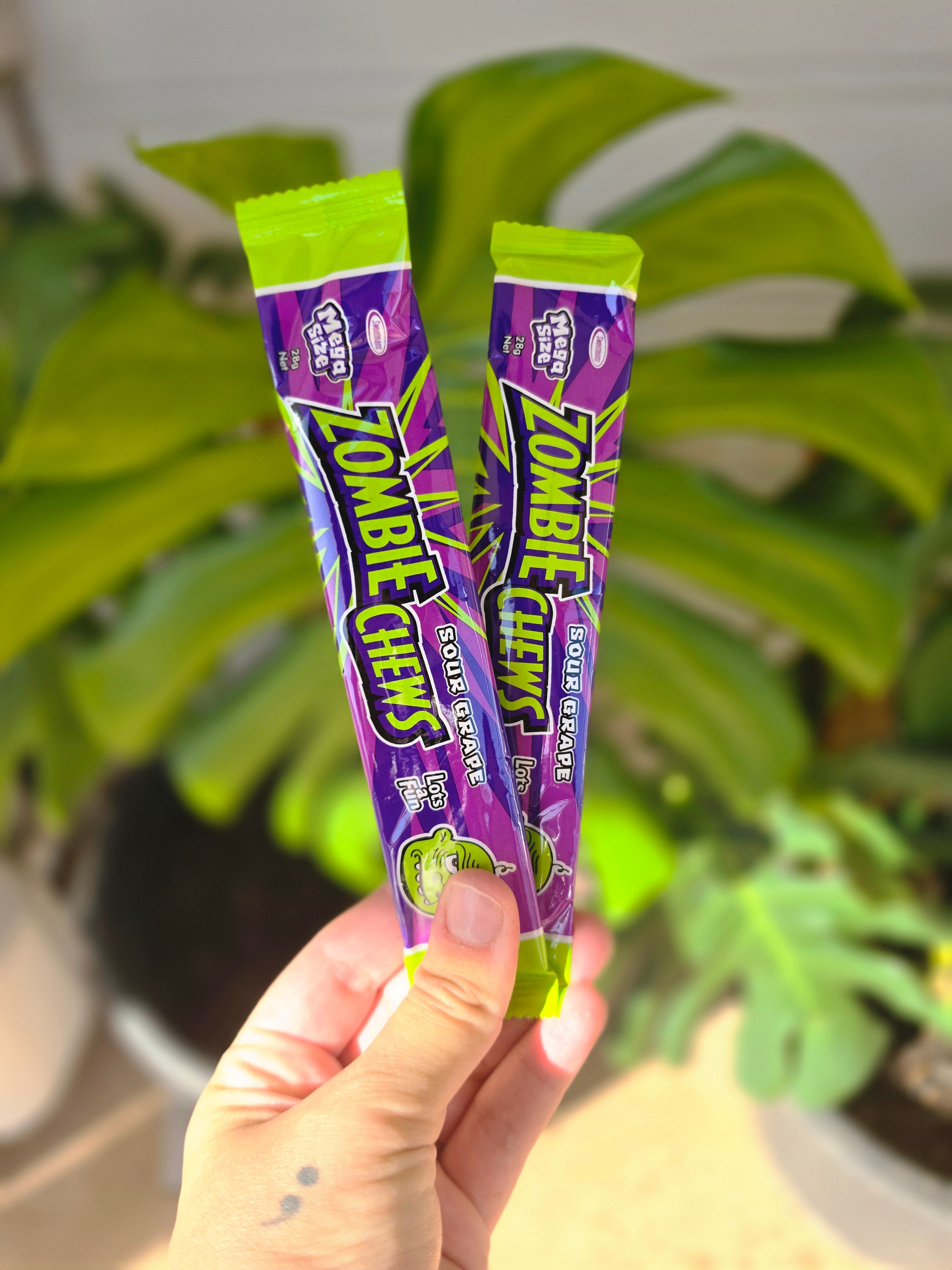 Zombie Chews Sour Grape 28g