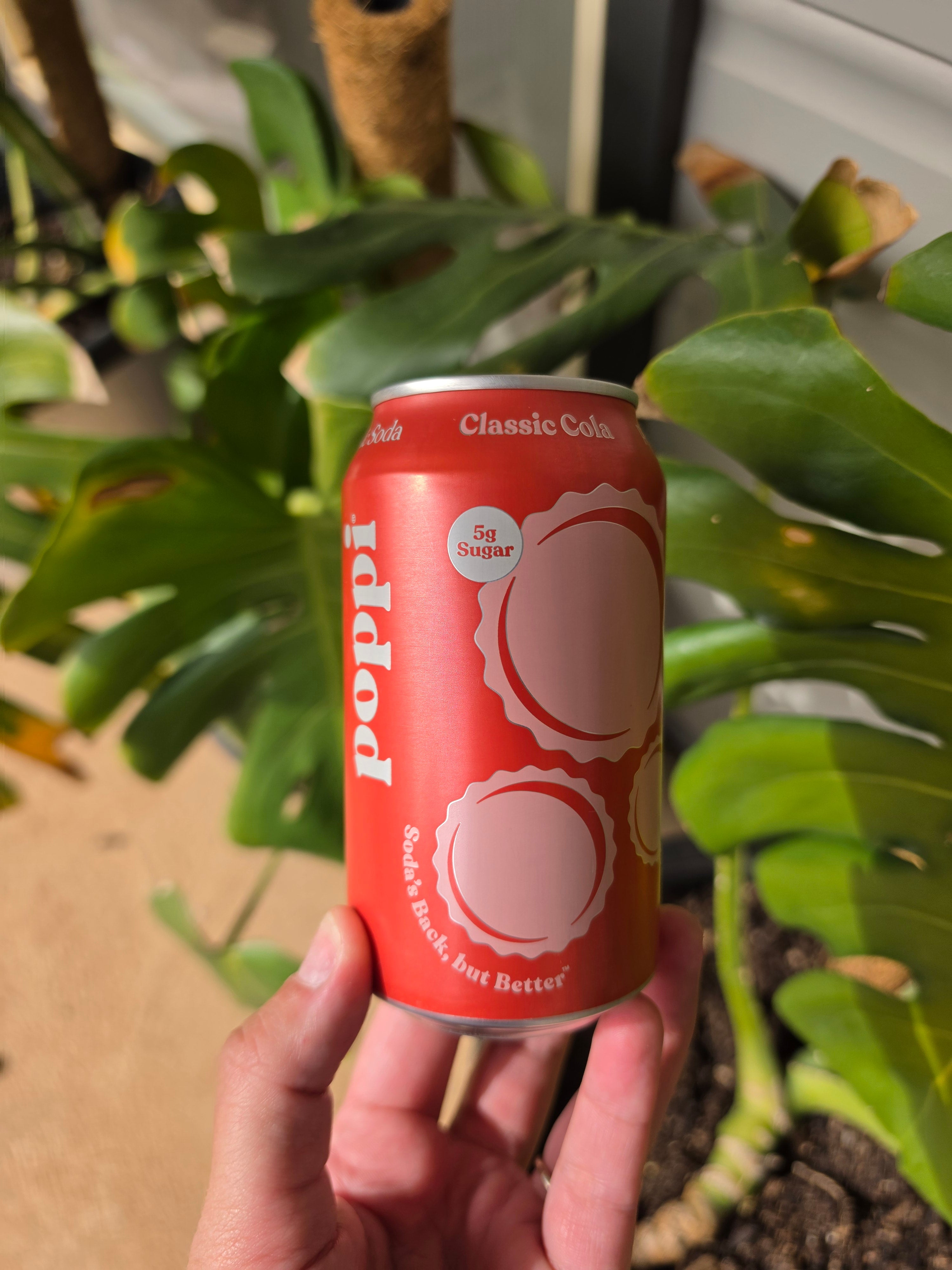 Poppi Classic Cola Soda 355ml
