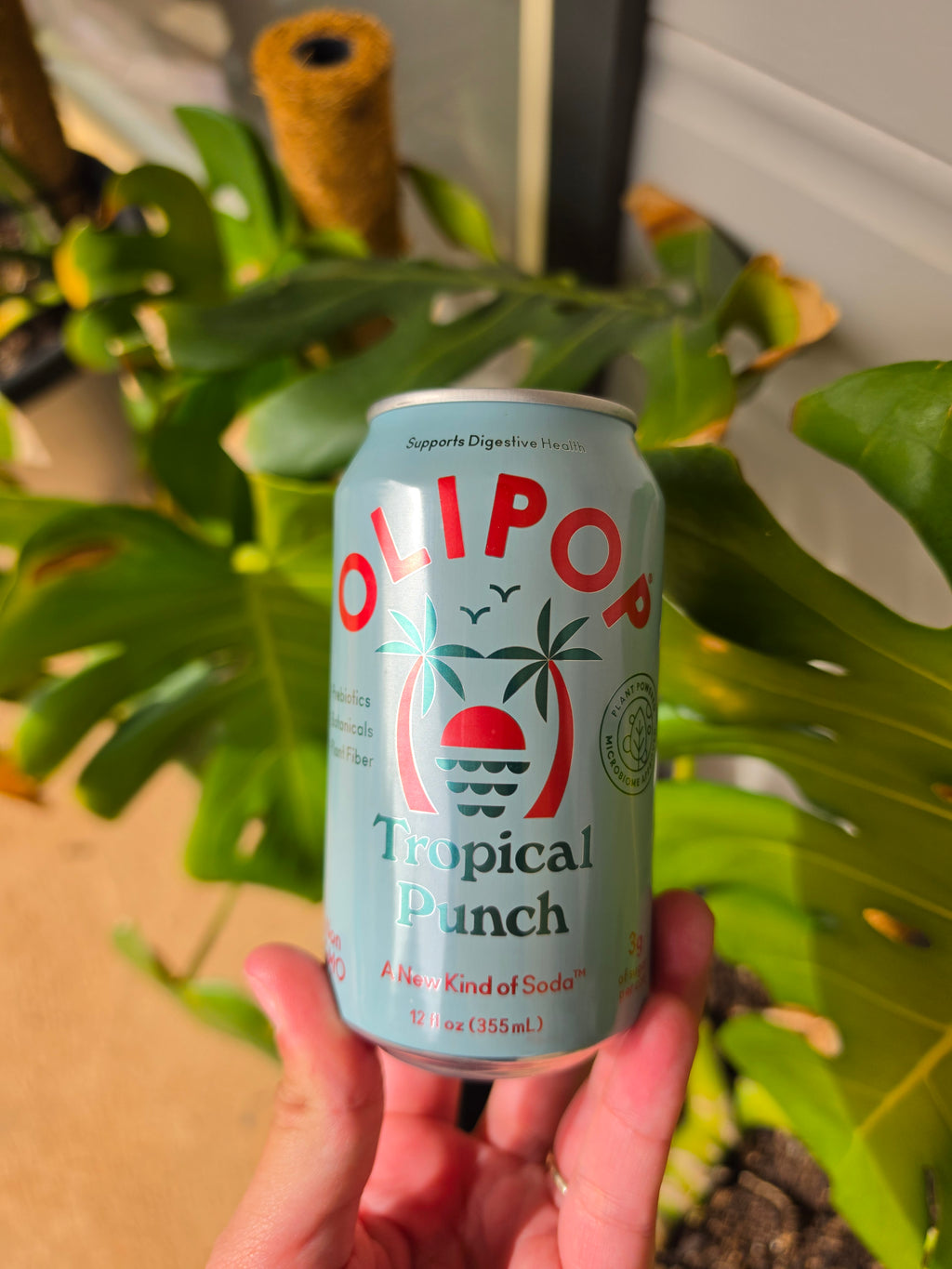Olipop Tropical Punch Soda 355ml
