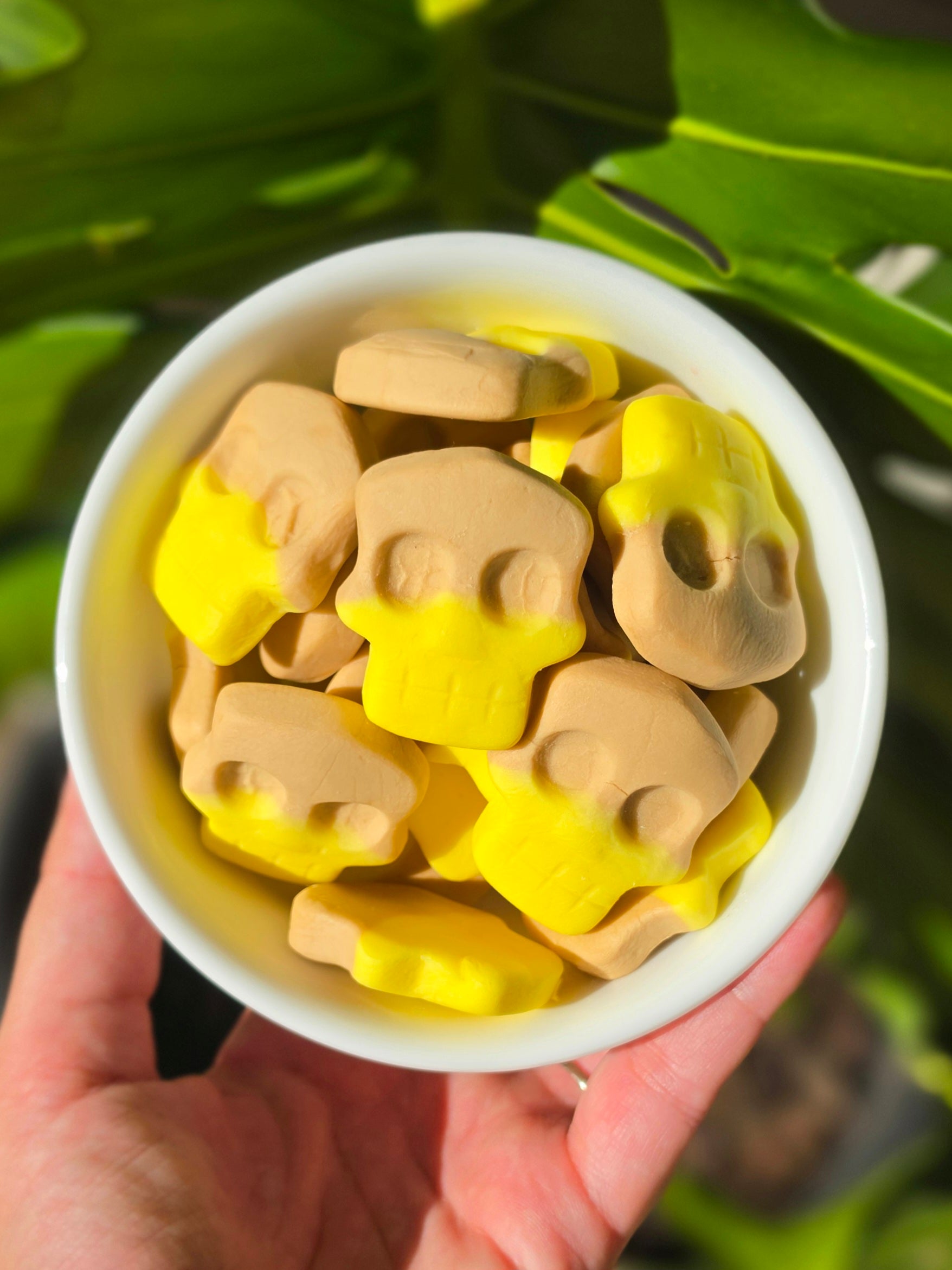 Banana Toffee Skulls (Gluten Free, Vegan)