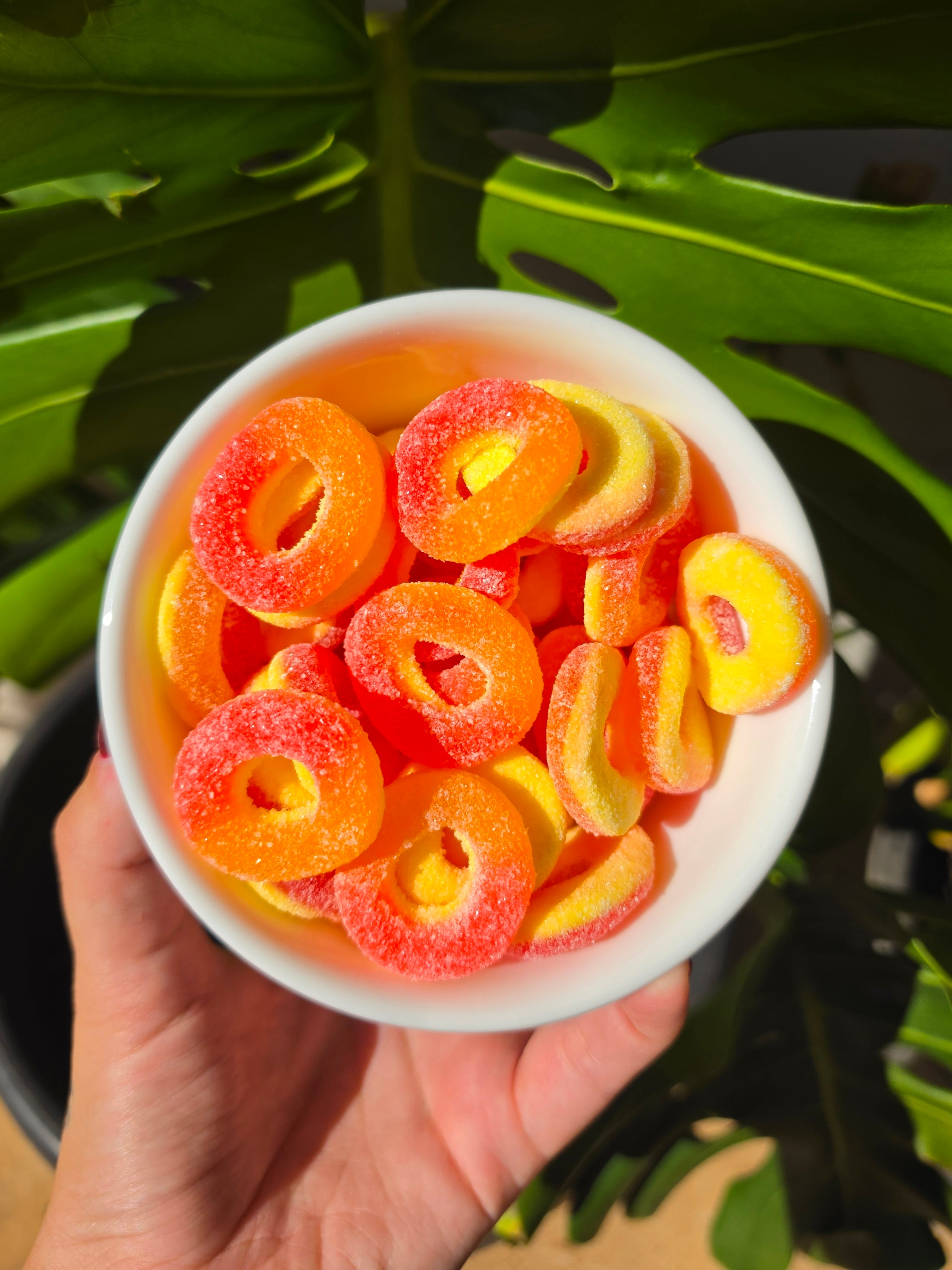 Sour Peach Rings (GF, Halal)