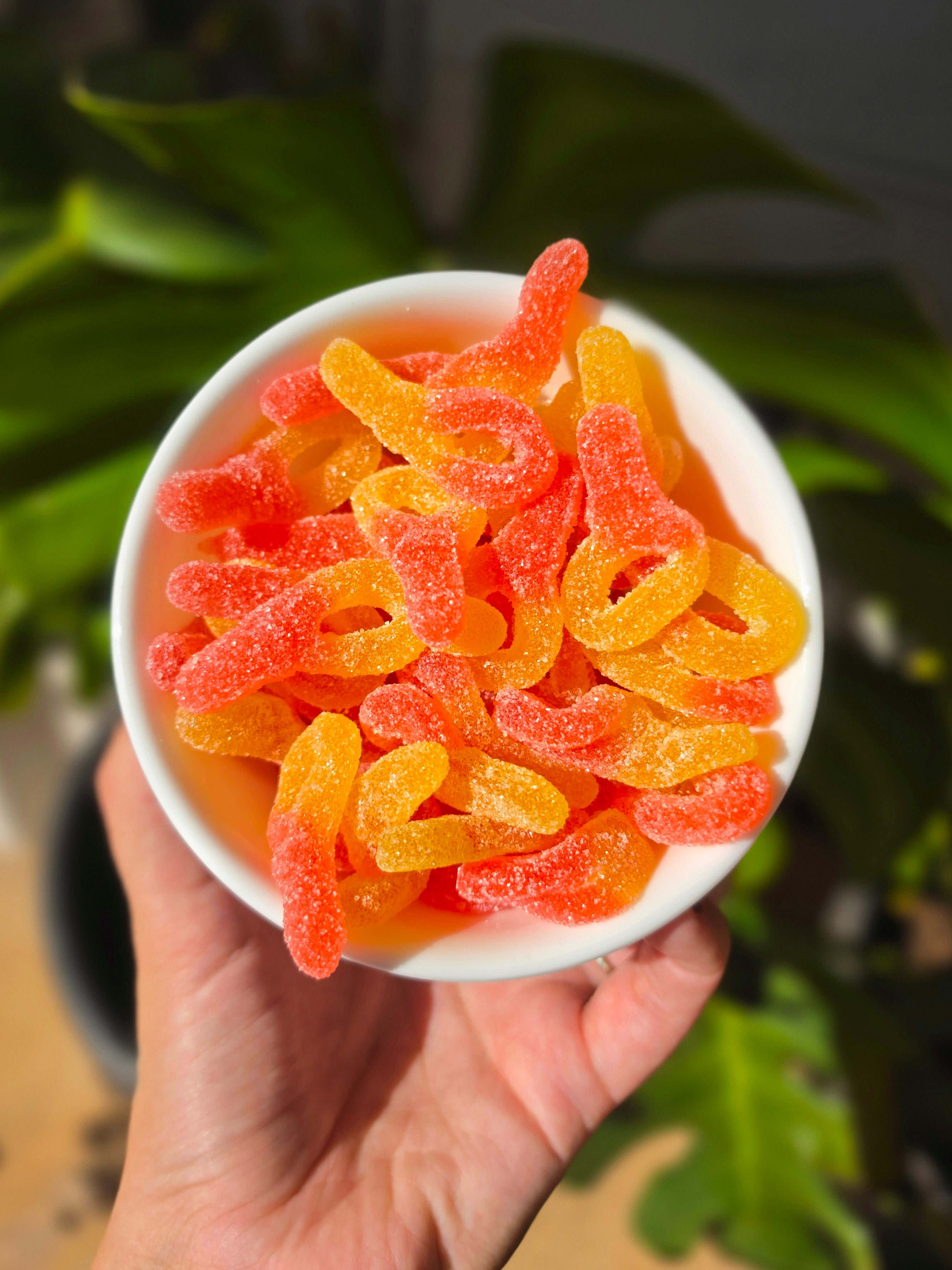 Sour Peach Pacifiers (GF, Halal)