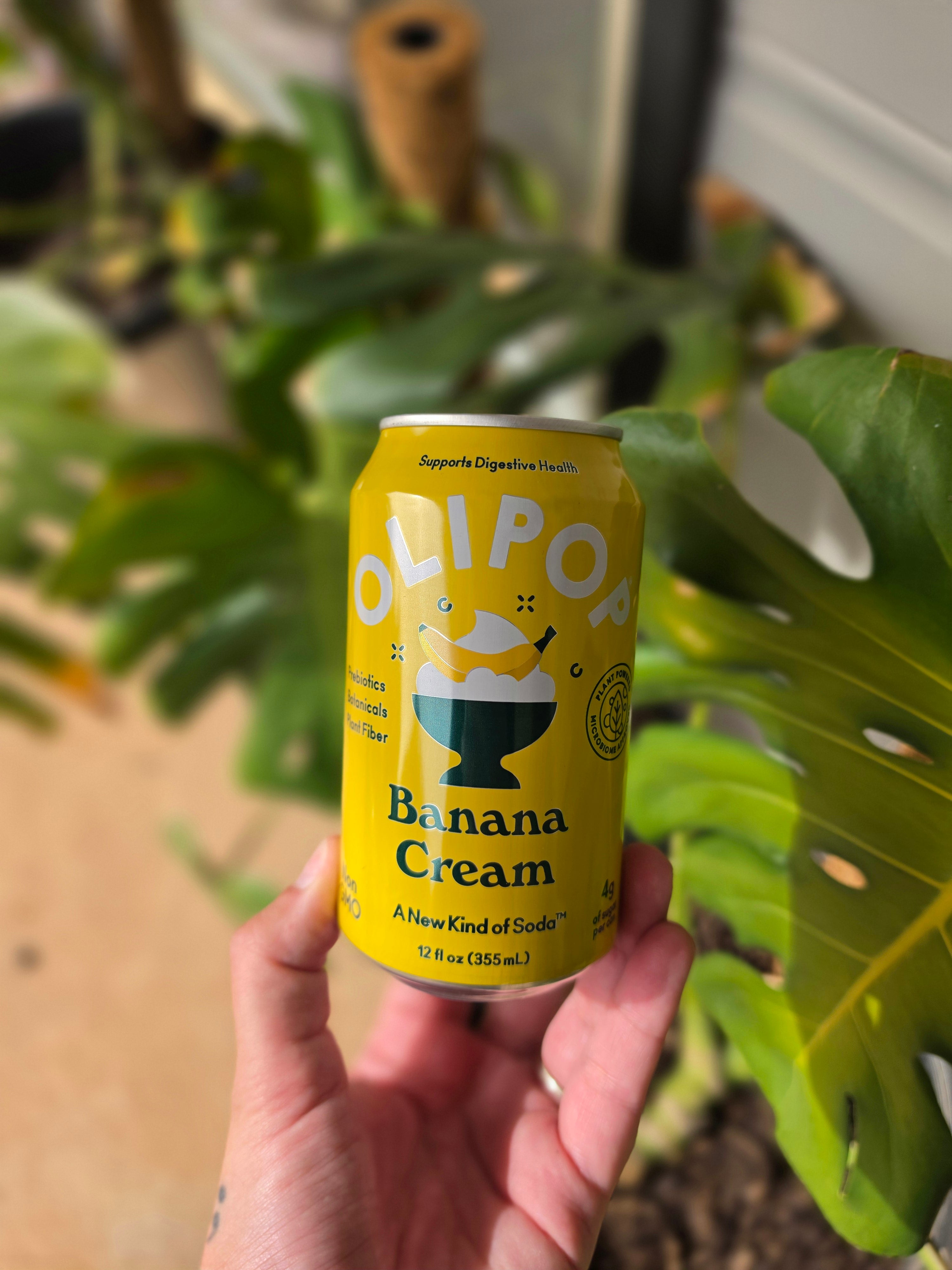 Olipop Banana Cream Soda 355ml